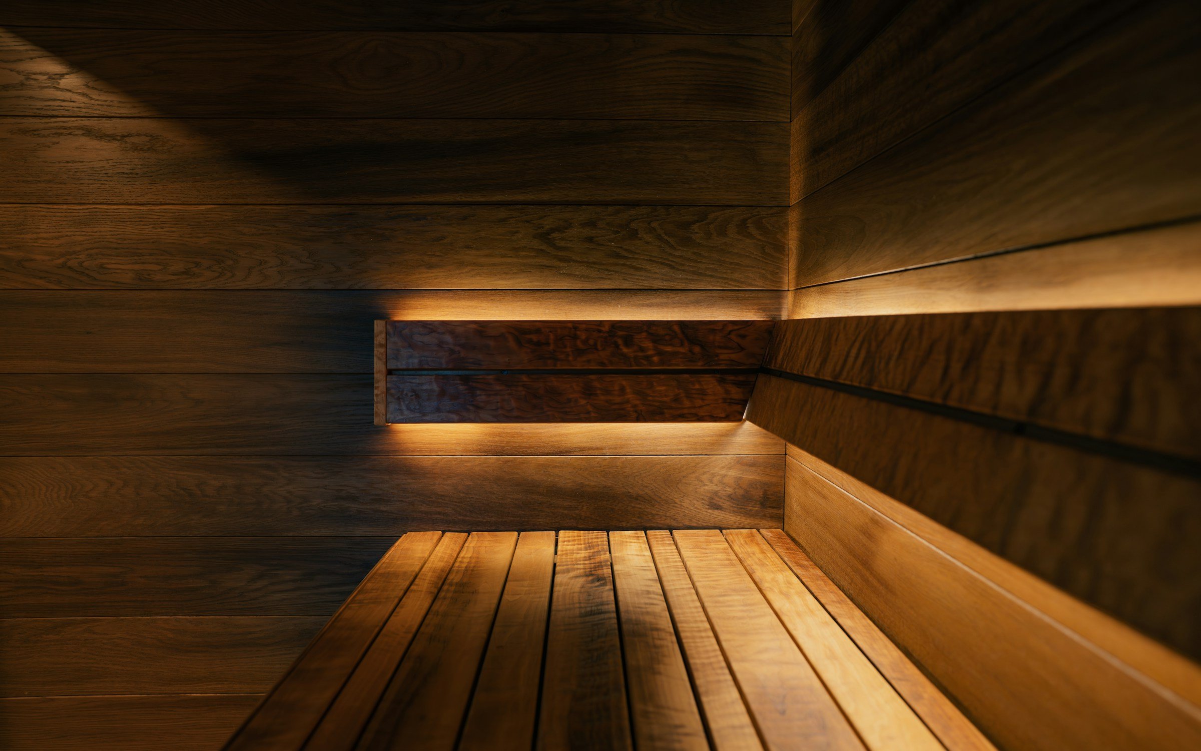Backlit bench